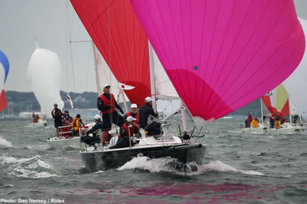 Masquerade, the J/105 owned by Tom Coates of San Francisco, Calif. was named Best Performing One Design Overall