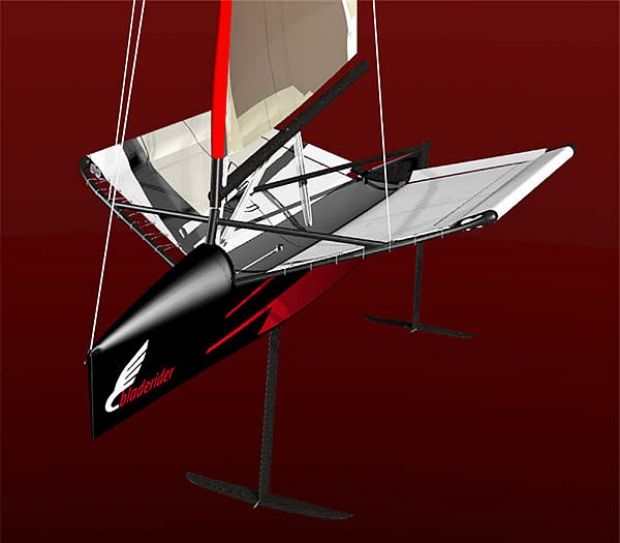 The new Bladerider International Moth will be built in China allowing a