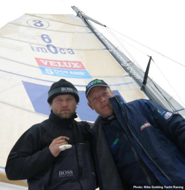 Thomson, Golding and Ecover's broken spar
