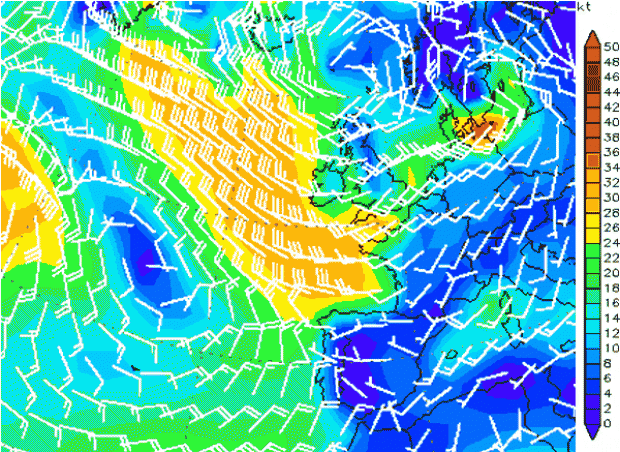 Weather for Sunday 1200GMT