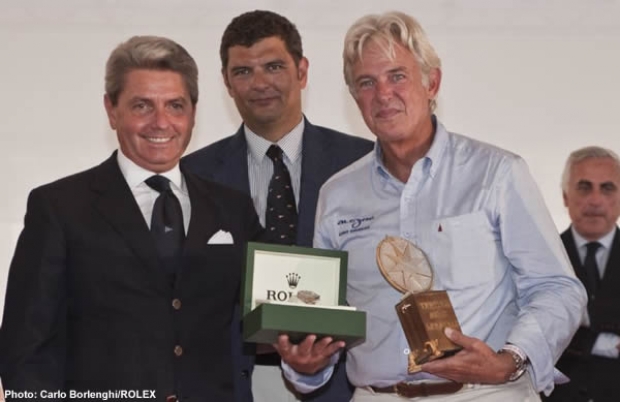 Andy Soriano is presented with his Rolex