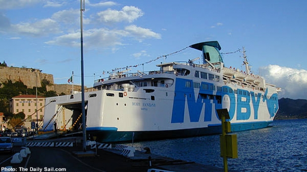 Moby Fantasy, the mother ship for the Mumm 30s