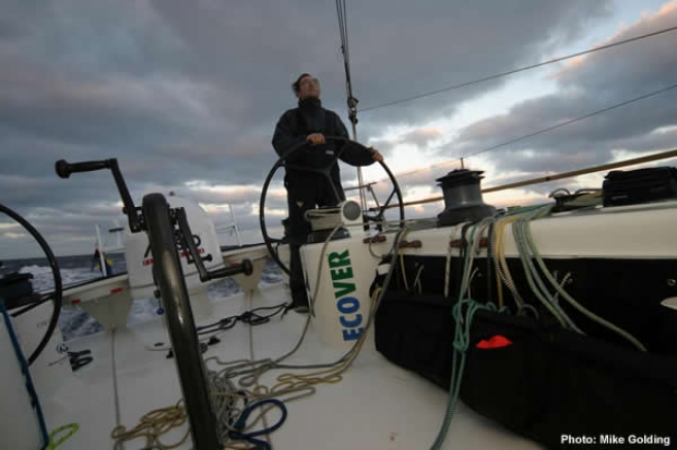 Dominique Wavre at the helm of Ecover