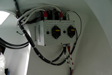 Controls for the wind generators. V robust looking connectors made by Swiss firm