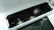 Rotary hydraulic pump (beneath the port bench in the doghouse)