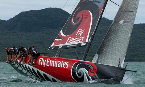 Emirates Team NZ's reworked TP52. Photo © Chris Cameron