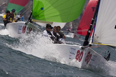 Audi Melges 20 Sailing Series. Photo Guido Trombetta/STUDIO BORLENGHI