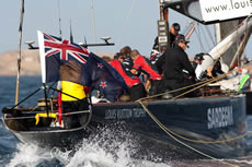 Louis Vuitton Trophy La Maddalena. Photo Chris Cameron/Emirates Team New Zealand