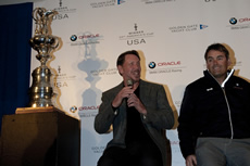 America's Cup goes to San Fran. Photo © Gilles Martin-Raget/BMW Oracle Racing