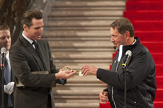 America's Cup goes to San Fran. Photo © Gilles Martin-Raget/BMW Oracle Racing