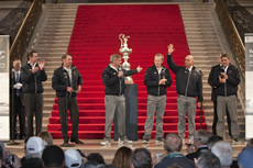 America's Cup goes to San Fran. Photo © Gilles Martin-Raget/BMW Oracle Racing