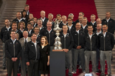 America's Cup goes to San Fran. Photo © Gilles Martin-Raget/BMW Oracle Racing