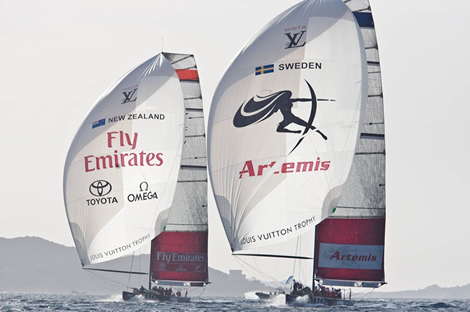 Louis Vuitton Trophy La Maddalena. Photo Bob Greiser/www.outsideimages.co.nz