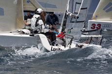 Audi Melges 20s in Scarlino. Photo Luca Buttò/Bplan