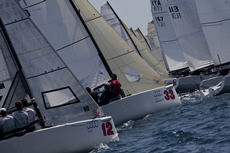 Audi Melges 20s in Scarlino. Photo Luca Buttò/Bplan