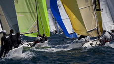 Audi Melges 20s in Scarlino. Photo Luca Buttò/Bplan