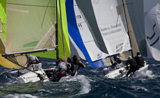 Audi Melges 20s in Scarlino. Photo Luca Buttò/Bplan