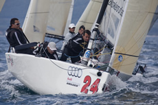 Audi Melges 20s in Scarlino. Photo Luca Buttò/Bplan
