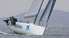 Audi MedCup - TP52 bowsprits Photo © Jesus
            Renado/www.sailingstock.com