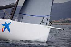 Audi MedCup - TP52 bowsprits Photo © Jesus
            Renado/www.sailingstock.com