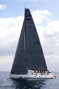 Audi MedCup - TP52 bowsprits Photo © Jesus
            Renado/www.sailingstock.com