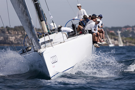 Syd Fischer's Ragamuffin - Audi Sydney Offshore Newcastle Yacht Race - Photo © Andrea Francolini/www.afrancolini.com