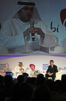 Volvo Ocean Race - Abu Dhabi announcement. Photo © Mhic Chambers