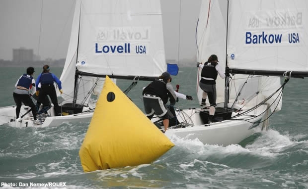 Women's match racing at the Rolex Miami OCR Women's match racing at the Rolex Miami OCR
