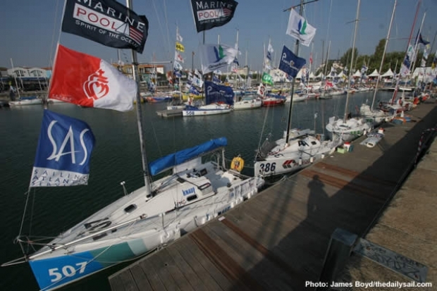 72 Minis alongside in La Rochelle Vieux Port