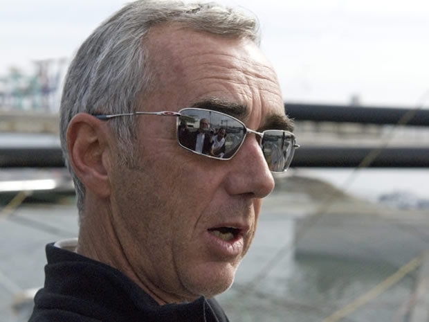 Loick Peyron, co-helmsman of Alinghi 5