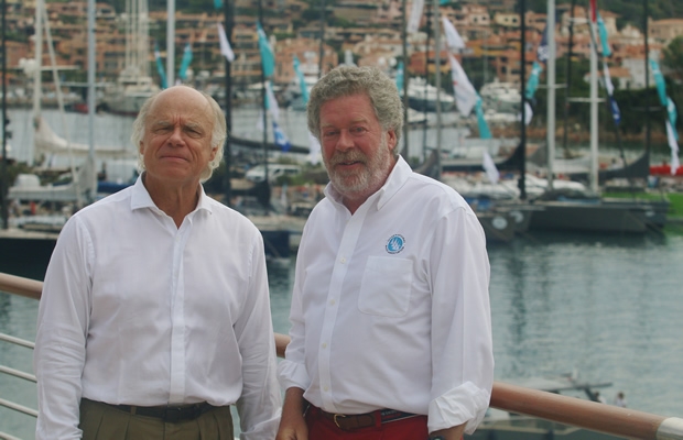 Thomas Bscher (left) with Andrew McIrvine
