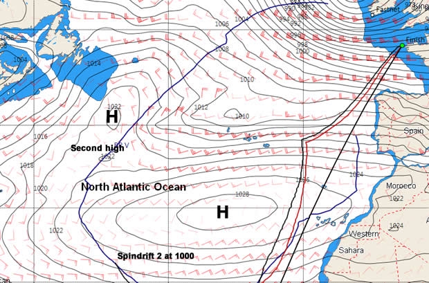 Showing the weather for 2130 tonight