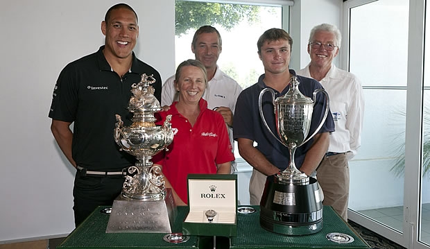 L-R Geoff Huegill (Investec Loyal), Adrienne Cahalan (Wild Oats XI navigator), Gordon Maguire (Loki, sailing Master), Will Hubbard (co-skipper Dawn Star) Roger Hickman (co-skipper, Vamp) L-R Geoff Huegill (Investec Loyal), Adrienne Cahalan (Wild Oats XI navigator), Gordon Maguire (Loki, sailing Master), Will Hubbard (co-skipper Dawn Star) Roger Hickman (co-skipper, Vamp)
