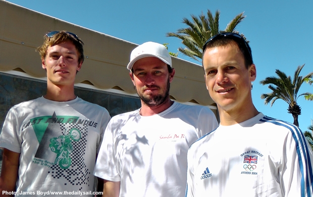 Right to left: Nick Rogers, Nathan Wilmot and Chris Grube