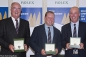 Anthony O'Leary (left) at the Rolex Commodores' Cup prizegiving