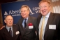 From left to right:Stuart Quarrie, Cowes Week's John Grandy and Aberdeen Asset Management CEO, Martin Gilbert