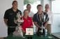 L-R Geoff Huegill (Investec Loyal), Adrienne Cahalan (Wild Oats XI navigator), Gordon Maguire (Loki, sailing Master), Will Hubbard (co-skipper Dawn Star) Roger Hickman (co-skipper, Vamp)