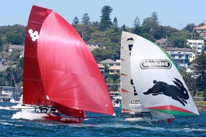 Australian 18ft Skiff Championship 5 Feb 2012 report